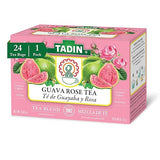 Tadin Guava Rose Tea, Contains Caffeine, 24 Tea Bags Per Box, Pack of 1