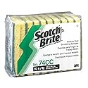 Scrubber Sponge, 6"L, 3-5/8"W, PK10