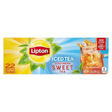 Lipton Southern Sweet Iced Tea Bags, Family Size Zero Calories, 22 Total Bags