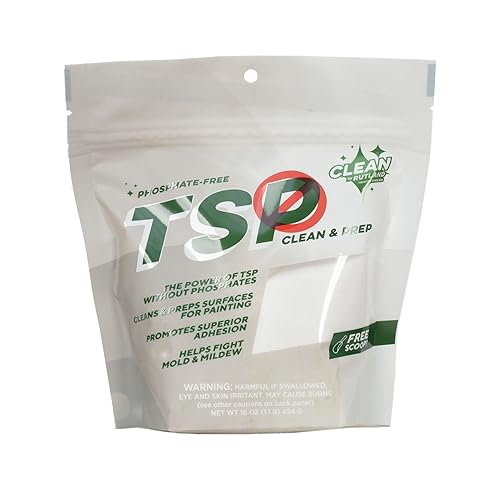 Rutland TSP-PF Clean & Prep, Phosphate-Free & Eco-Friendly All-Purpose Cleaner, 1 Pound Bag