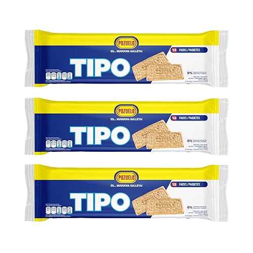 Pozuelo Costa Rican Biscuit Cookie Snack, Tipo Cookies, Less Calories Sodium, Classic, 9.65 Oz (Pack of 3)