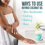 BetterBody Foods Refined Organic Coconut Oil with Neutral Flavor and Aroma, Non-GMO, Cooking Oil, 1 Gallon