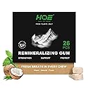 Remineralizing Gum with Nano Hydroxyapatite - Sugar-Free Xylitol Gum - Plastic-Free, Dye-Free, Aspartame-Free - Natural Base -26 Pieces, Mastic Mint