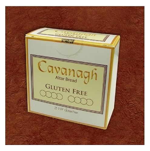 Gluten Free 1 3/8" Diameter (35mm) Altar Communion Bread 25 Count Boxed Individually Wrapped