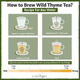 Eastanbul Wild Thyme, 1.76oz, Mediterranean Zaatar Thyme Seasoning, AKA Thymbra Spicata, Perfect For Tea & Culinary Seasoning, Dried Leaves