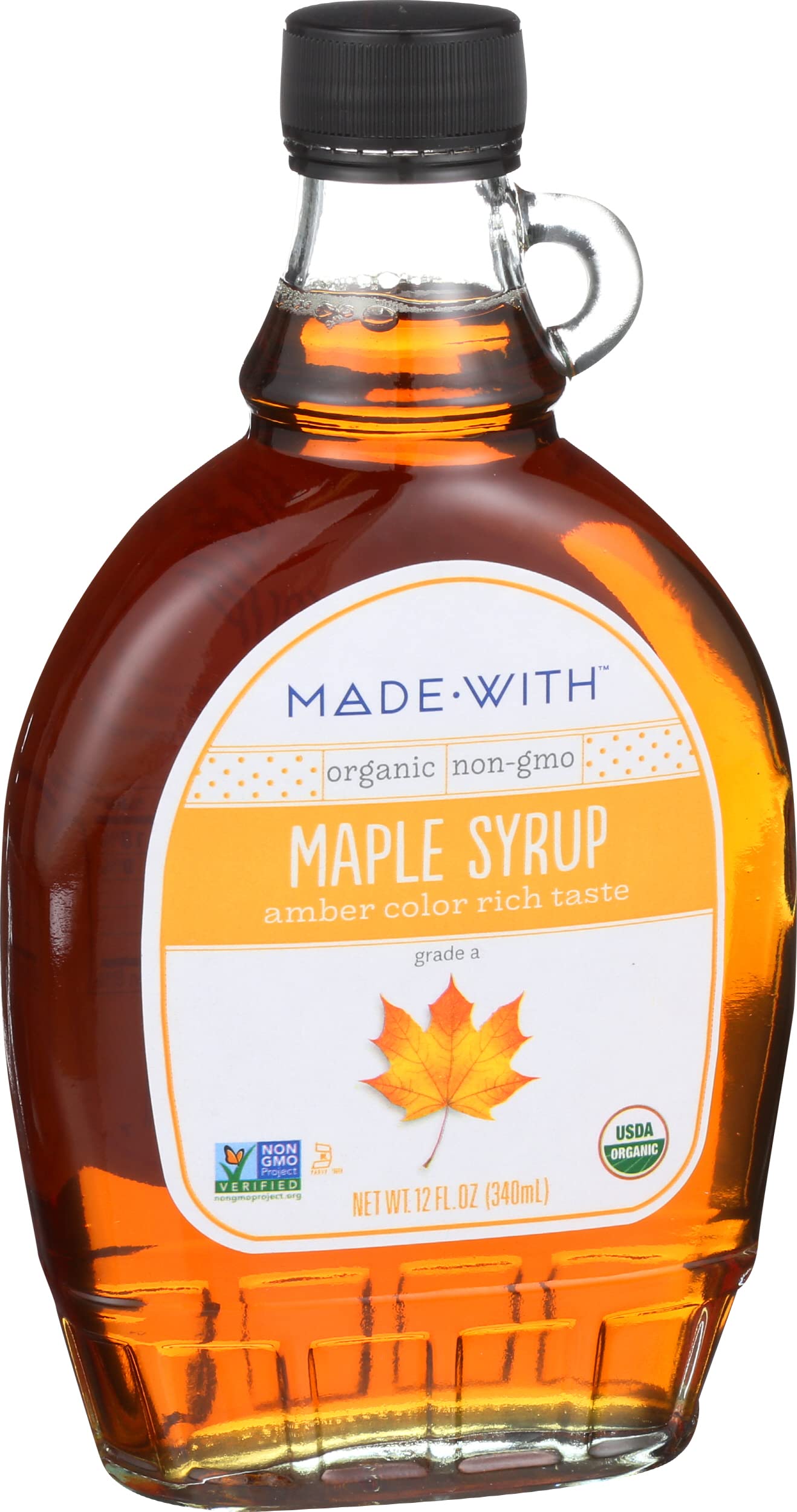 SYRUP MAPLE GRD A AMBR ORG