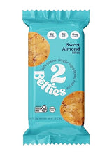 2Betties Sweet Almond Cookie Snack Bites - Gluten Free Snacks Individually Wrapped, Non-GMO, No Seed Oils, Dairy Free - Almond Flour Cookies, Healthy