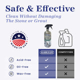 Marblelife InterCare Marble and Travertine, Natural Stone & Terrazzo Liquid Cleaner, Shower & Tile Surface Care, Floor, Walls & Countertop Cleaner