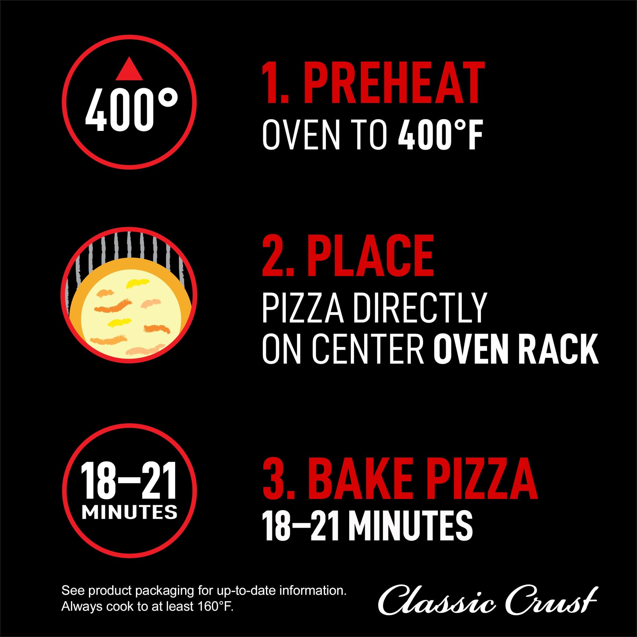 Red Baron Classic Four Cheese Pizza (Frozen), 21.06 Oz
