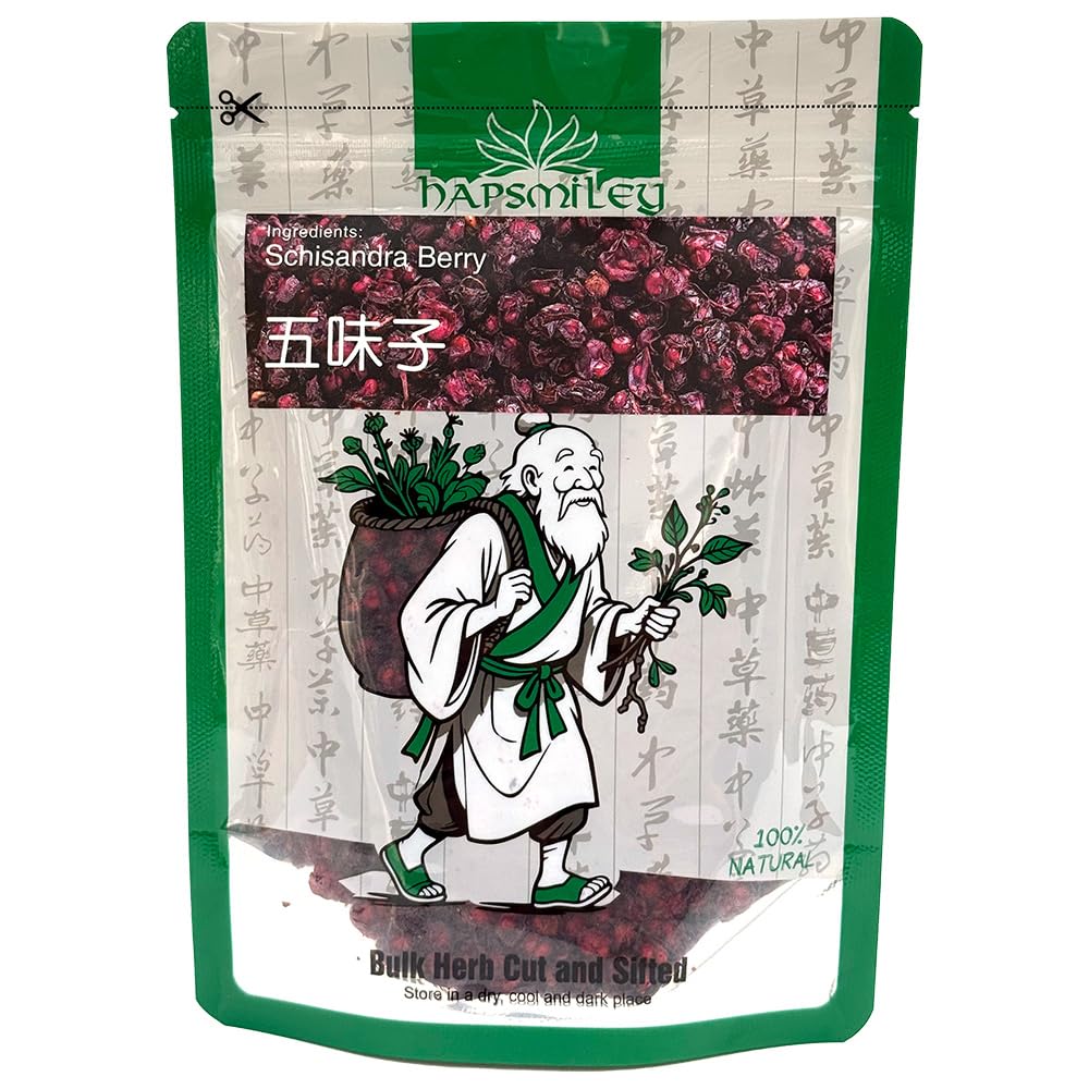 Soilmount Dried Schisandra Berry - (????/Bei Wu Wei Zi) 3.5 Oz (100g) Herbal Raw Material