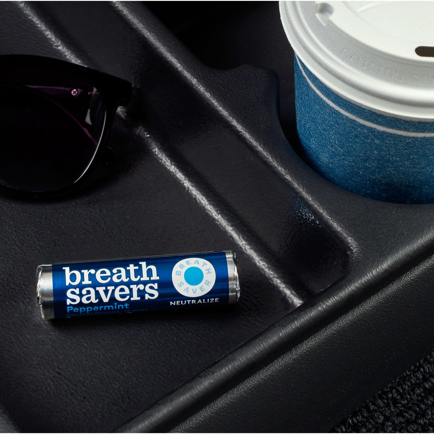 BREATH SAVERS Peppermint Flavored Sugar Free Breath Mints Rolls, .75 oz (12 Count)