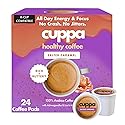 Cuppa Salted Caramel Mushroom Coffee with Adaptogens & Superfoods - Lion’s Mane, Ashwagandha & Cordyceps. Adaptogens + MCT to support natural energy