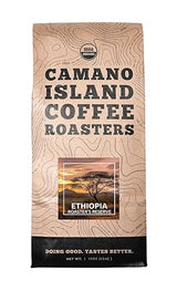 Camano Island Coffee Roasters - Organic Ethiopian Medium Roast Coffee - Fresh Premium USDA Certified Organic, Shade Grown, Fair Trade, and Ethical