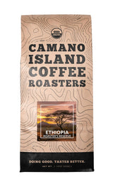 Camano Island Coffee Roasters - Organic Ethiopian Medium Roast Coffee - Fresh Premium USDA Certified Organic, Shade Grown, Fair Trade, and Ethical