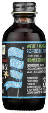 Frontier Organic Indonesian Vanilla Extract, 2 FZ