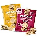 Gluten Free Partake Mini Classic Graham Crackers & Vanilla Wafer Cookies Variety Pack - Vegan - Free From the Top 9 Allergens Including Dairy, Wheat