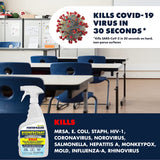 Performacide Disinfectant - Kills COVID-19 Virus in 30 Seconds - No Rinse, No Wipe, No Residue - Just Add Water - 32 OZ. Single Kit (102032)