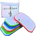 Certain Leaf Foldable Dish Sponge - Thin Dual-Sided with Mesh Scrubber and Rayon derived from Bamboo Reusable Non-Scratch Kitchen Sponge