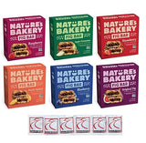 Nature's Bakery Fig Bars Variety Pack. Bundle of 6 Boxes with 36 Individually Wrapped Bars. Flavors Include: Blueberry; Strawberry; Peach; Raspberry