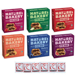 Nature's Bakery Fig Bars Variety Pack. Bundle of 6 Boxes with 36 Individually Wrapped Bars. Flavors Include: Blueberry; Strawberry; Peach; Raspberry