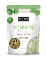 Safe + Fair Key Lime Pie Granola - Gluten-Free, Dairy-Free & Vegan Snack - Allergen-Free, Non-GMO, and No Artificial Ingredients - 12oz