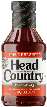 Head Country Apple Habanero BBQ Sauce | 20 oz, Barbecue Sauce, Sweet, Spicy