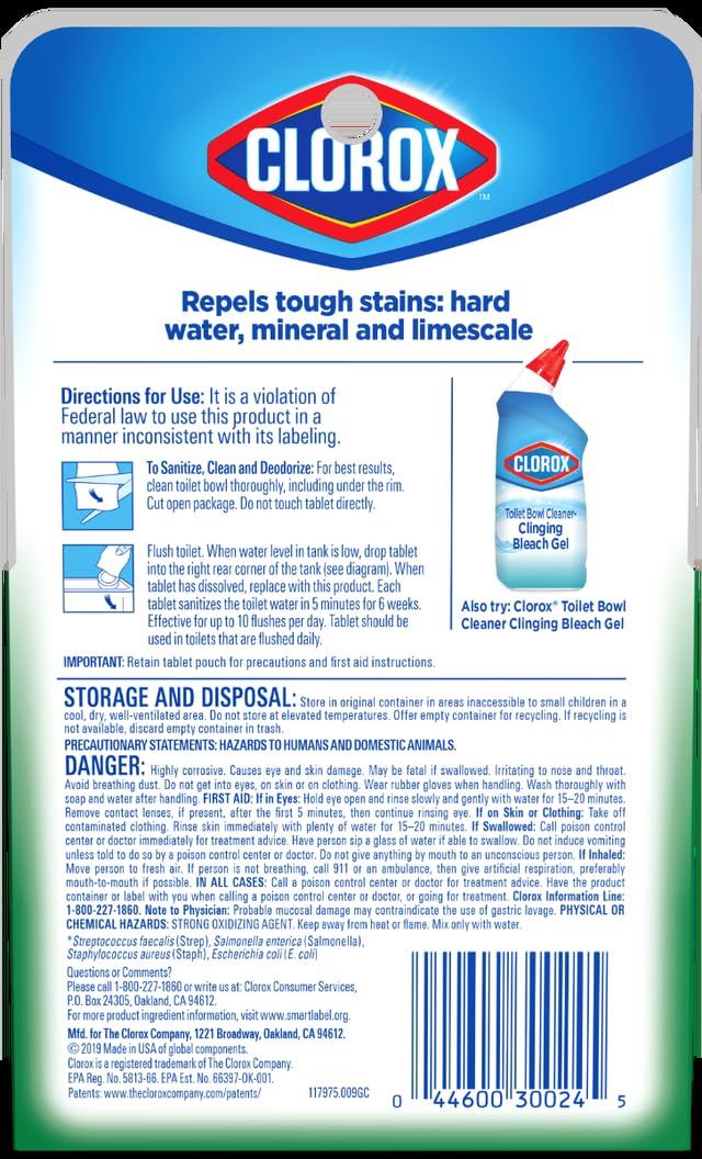 Clorox CLO00940 Automatic Toilet Bowl Cleaner