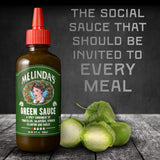 Melinda’s Green Sauce - Gourmet Mild Chile Verde Hot Sauce Made With Fresh Ingredients, Tomatillos, Jalapeño, Spinach & Cilantro - 12 oz, 2 Pack