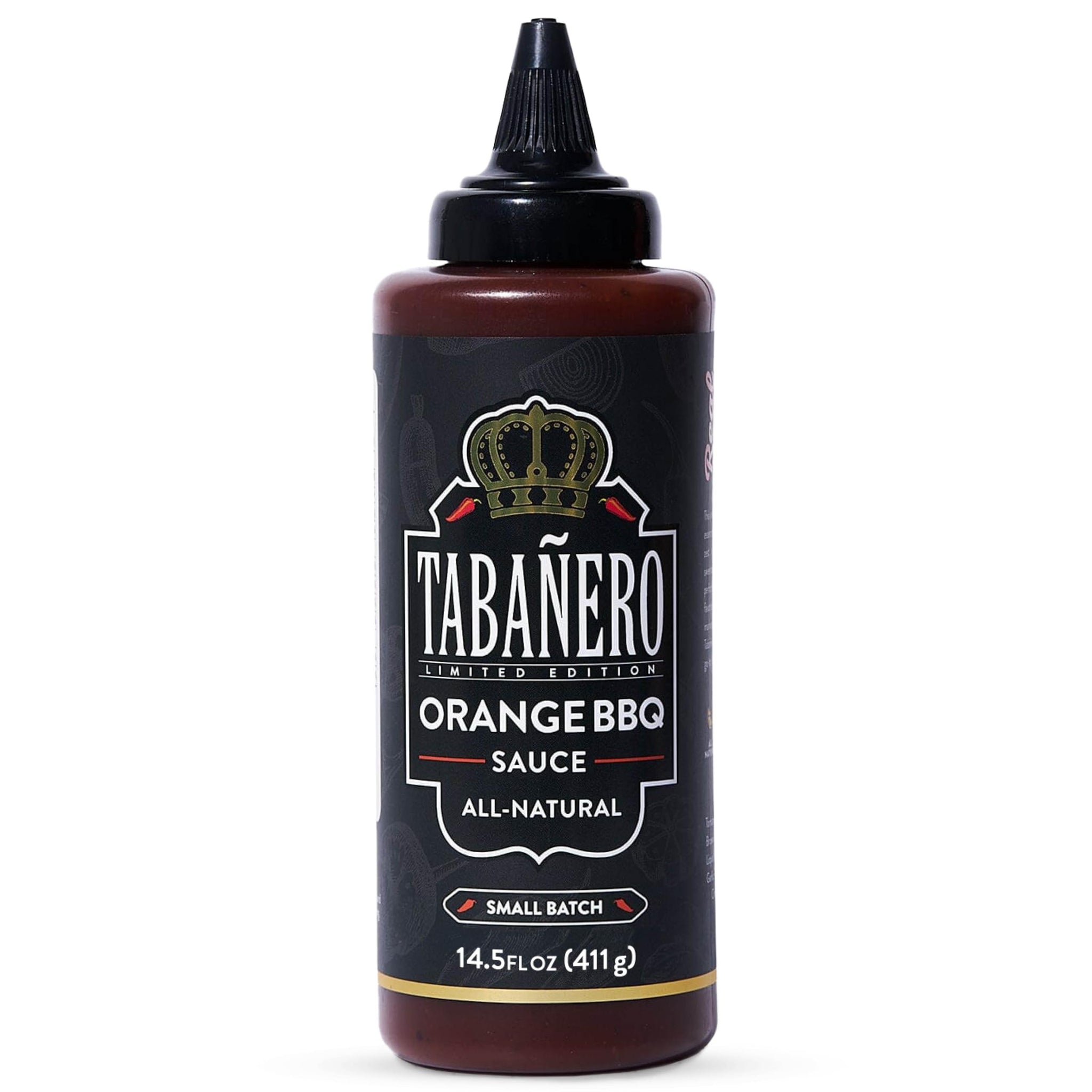 Tabañero Orange BBQ Sauce, Born in Florida, Sweet Barbecue, Bottle, 14.5oz
