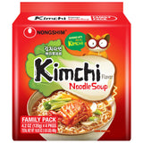 Nongshim Ramen Noodles, Gourmet Instant Ramen, Premium Microwavable Noodle Soup, Kimchi, 4.2 Ounce (Pack of 16)