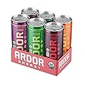 ARDOR ENERGY Natural Sparkling Energy Drink with 100mg Natural Caffeine & 200mg L-Theanine from Organic Green Tea for Smooth Energy & Focus | Healthy