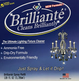 BRILLIANTÉ Crystal Chandelier Cleaner Manual Sprayer 32oz Spray Bottle & Gallon Refill, Environmentally Safe, Ammonia-Free, Drip-Dry Formula, Made in