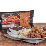 Dele Food Ready to Heat Shredded Beef - Authentic Venezuelan Recipe Made in USA, Fully Cooked Shredded Beef with Sauce, Precooked Meat for Tacos
