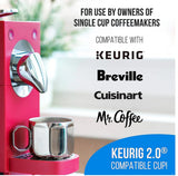 Colombian Decaf Coffee Pods - 35 Single Serve Cups, Medium Roast, Compatible with Keurig Brewers
