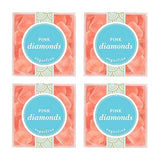 Sugarfina Pink Diamonds Small Candy Cube, Gummies, 4.1 oz, 4 Count