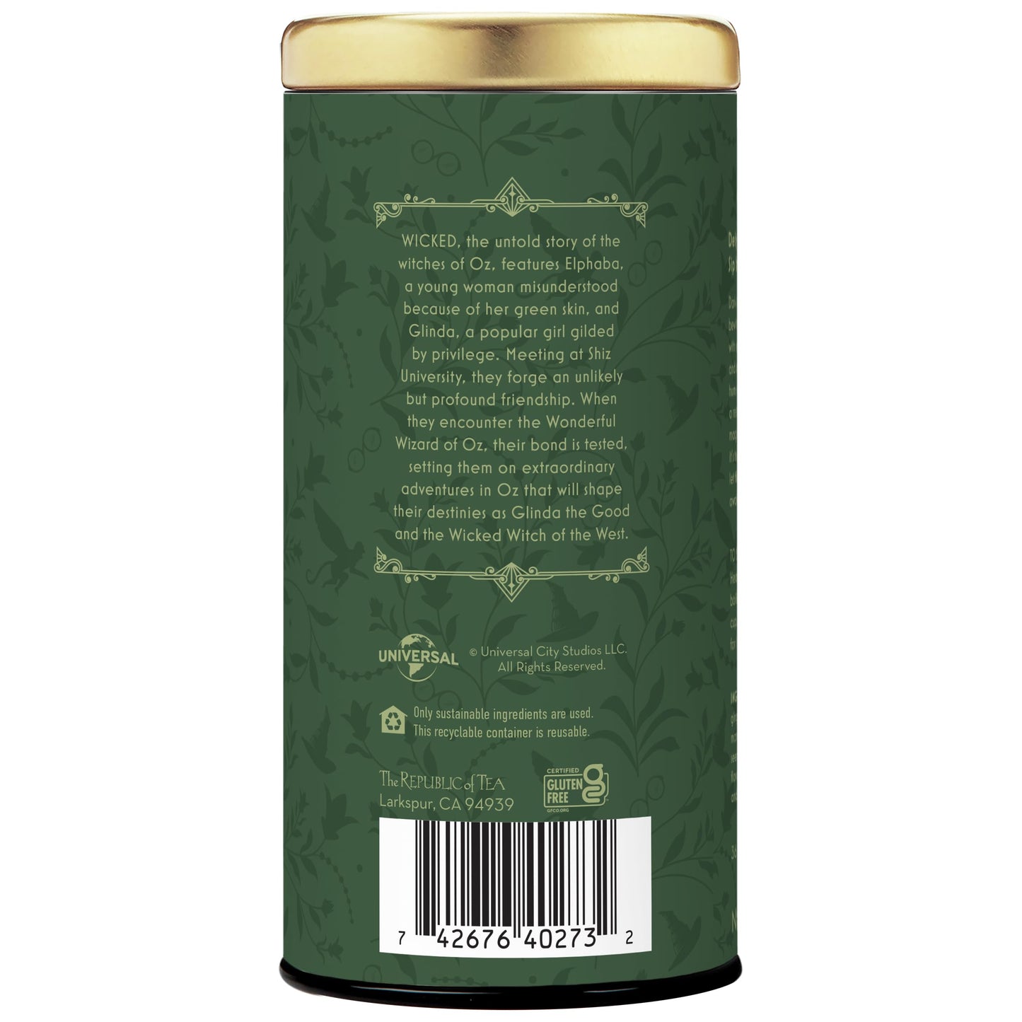 The Republic of Tea - Wicked Destined to Fly Green Tea, 36 Tea Bags