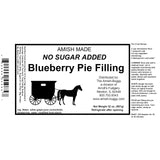 Amish Pie Filling - TWO 32 Oz Jars (Blueberry NSA)