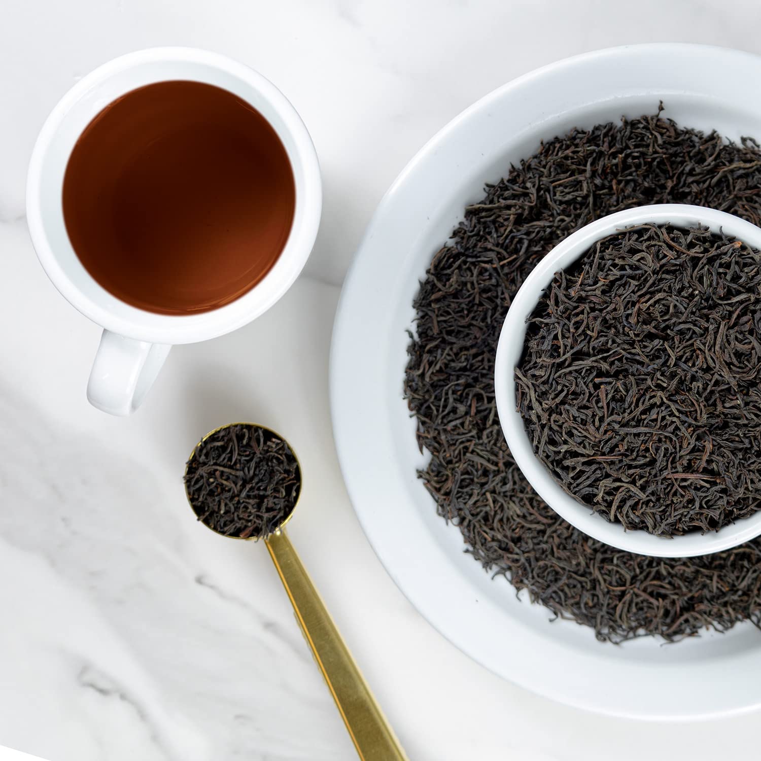 The Whistling Kettle Black Tea - Organic Energizing Caffeinated Black Tea - 4oz (76 servings) (Lovers Leap Ceylon)