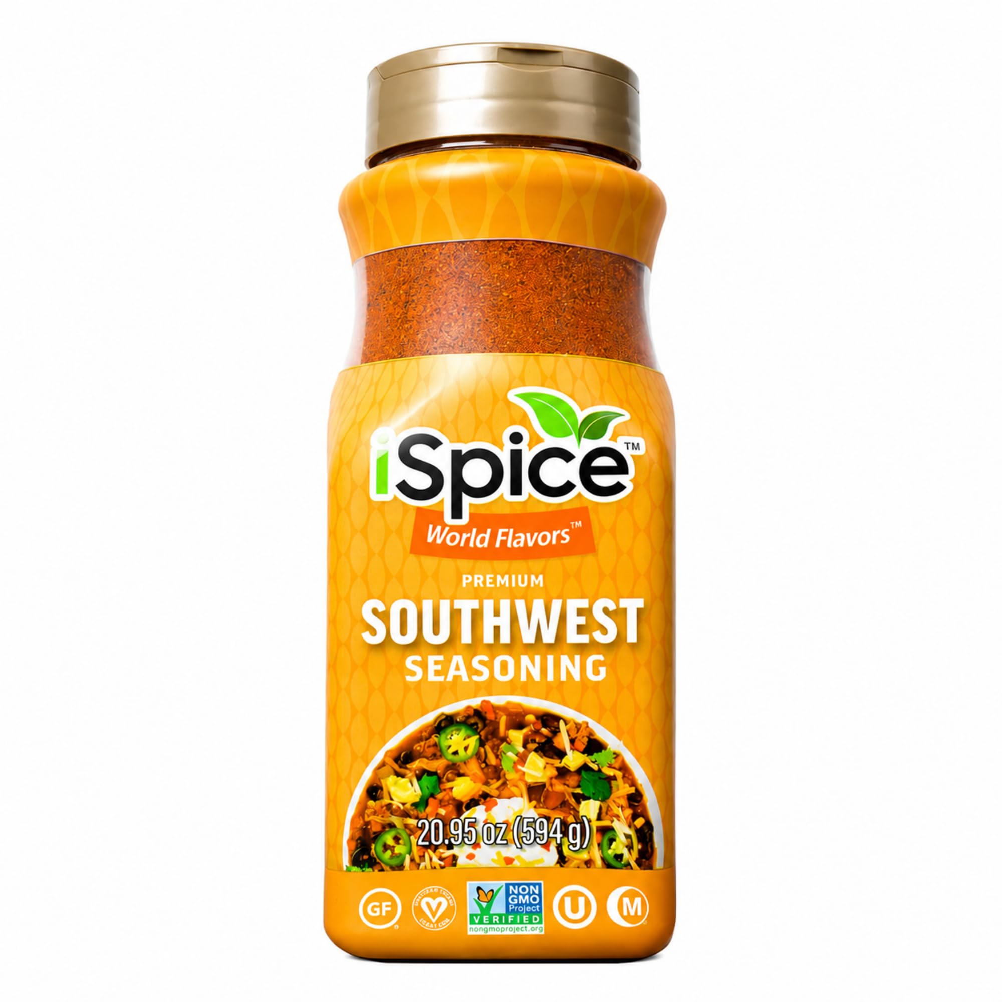 iSpice Blend | Southwest Seasoning | 20.95 oz | Mixed Spice & Seasoning | Bulk Size | Halal | Kosher (Southwest)
