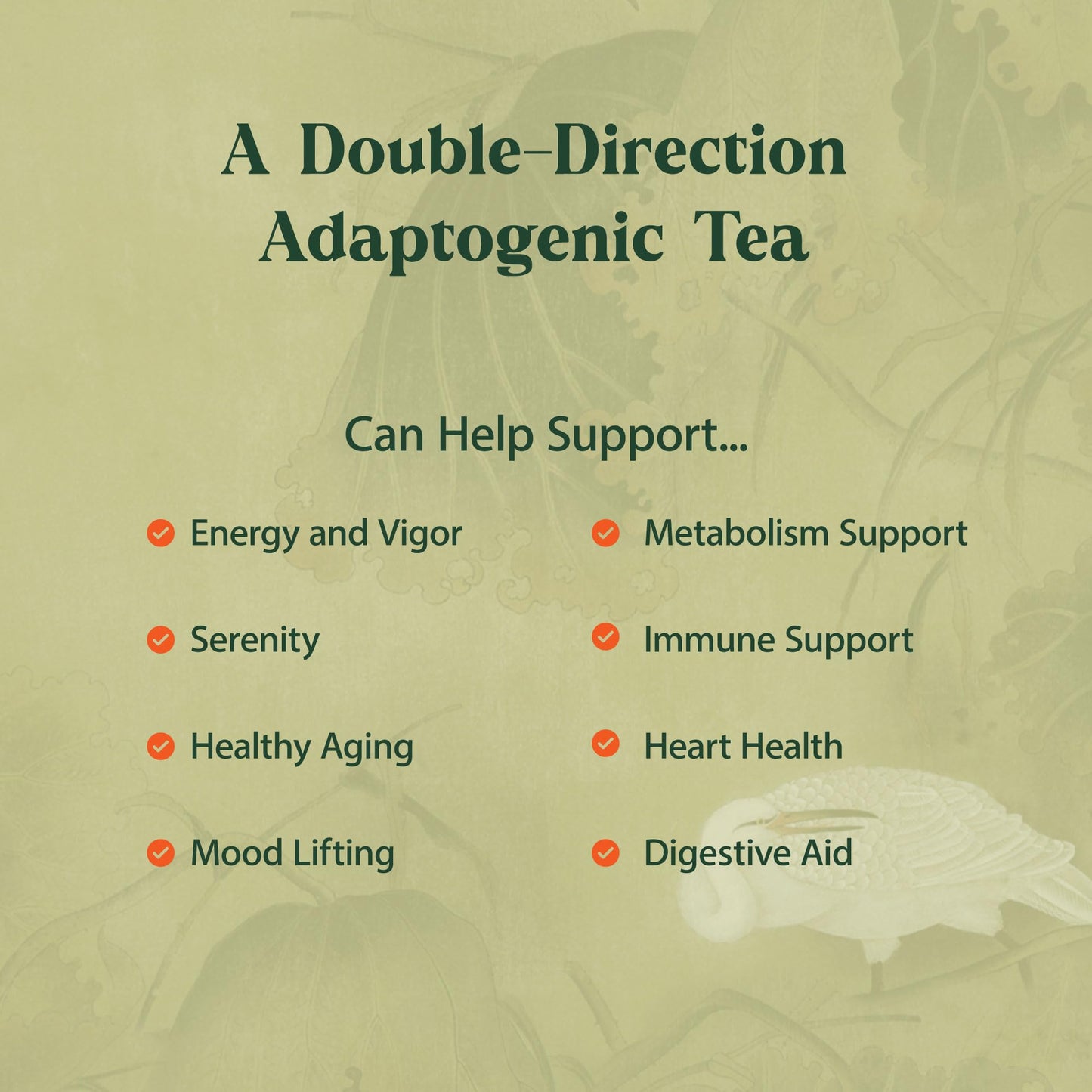 Dragon Herbs Spring Dragon Longevity Tea - Adaptogenic Gynostemma Leaf Herbal Tea Infused with Schizandra Berry, Goji Berry, Astragalus Root