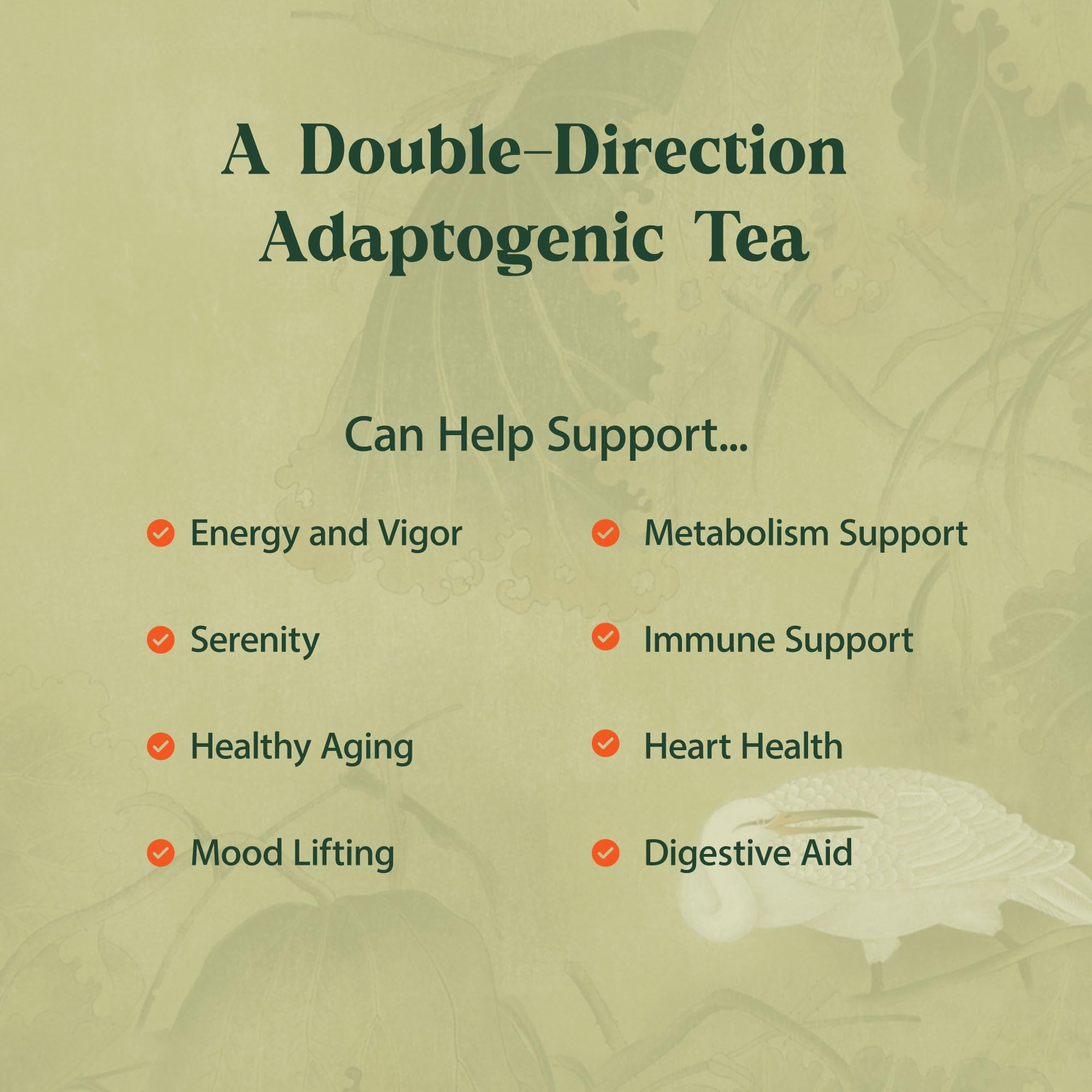 Dragon Herbs Spring Dragon Longevity Tea - Adaptogenic Gynostemma Leaf Herbal Tea Infused with Schizandra Berry, Goji Berry, Astragalus Root