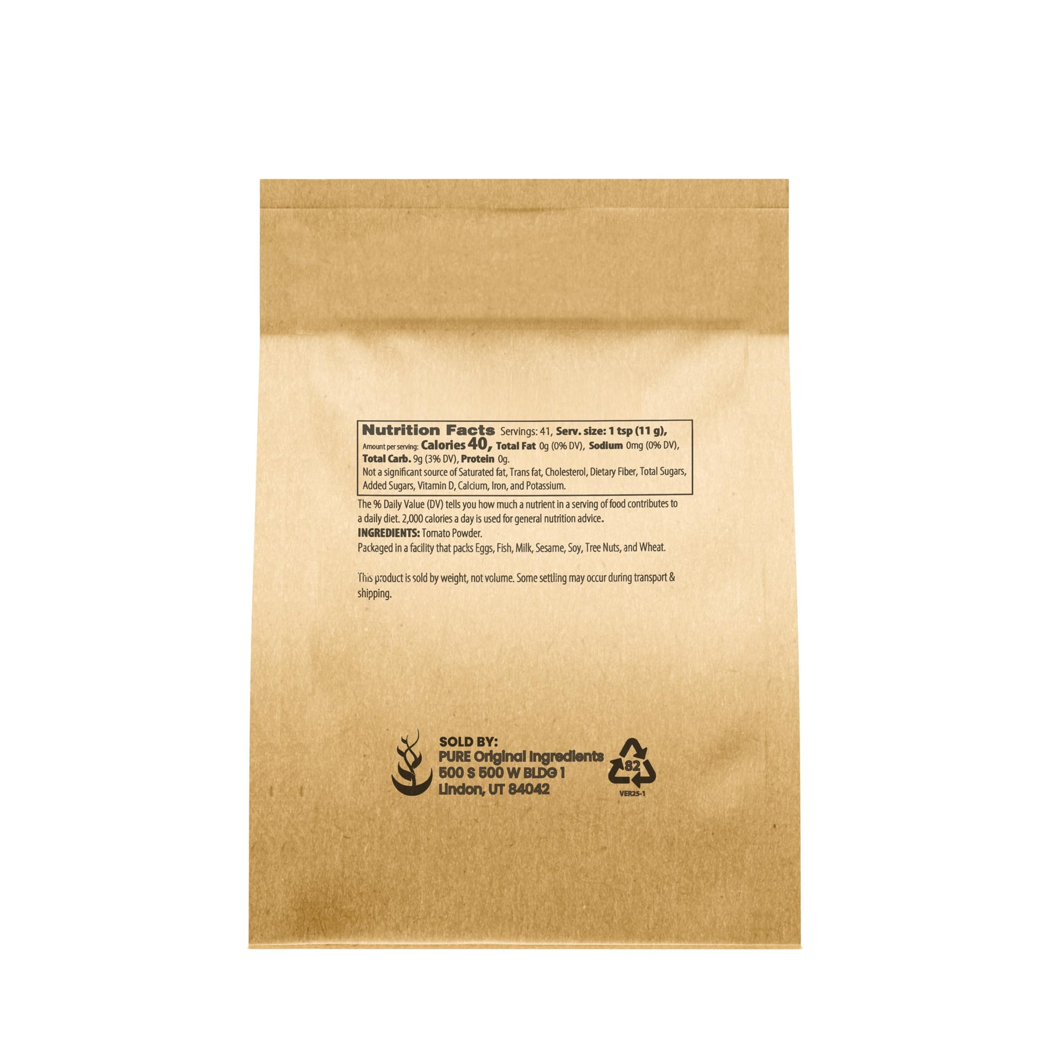 Pure Original Ingredients Tomato Powder (1 lb) Rich & Full of Flavor, Thickens Sauces & Soups