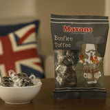 Maxons Bonfire Toffee 4.2 Oz (Pack of 3) Bag - Handmade Treacle Candy Individually Wrapped, Old Fashioned British Candy from England, English Hard