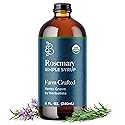 Bluestem Botanicals Organic Rosemary Simple Syrup, Mothers Day Gifts, 8 oz, Cocktail and Mocktail Mixer for Drinks, Non-Alcoholic