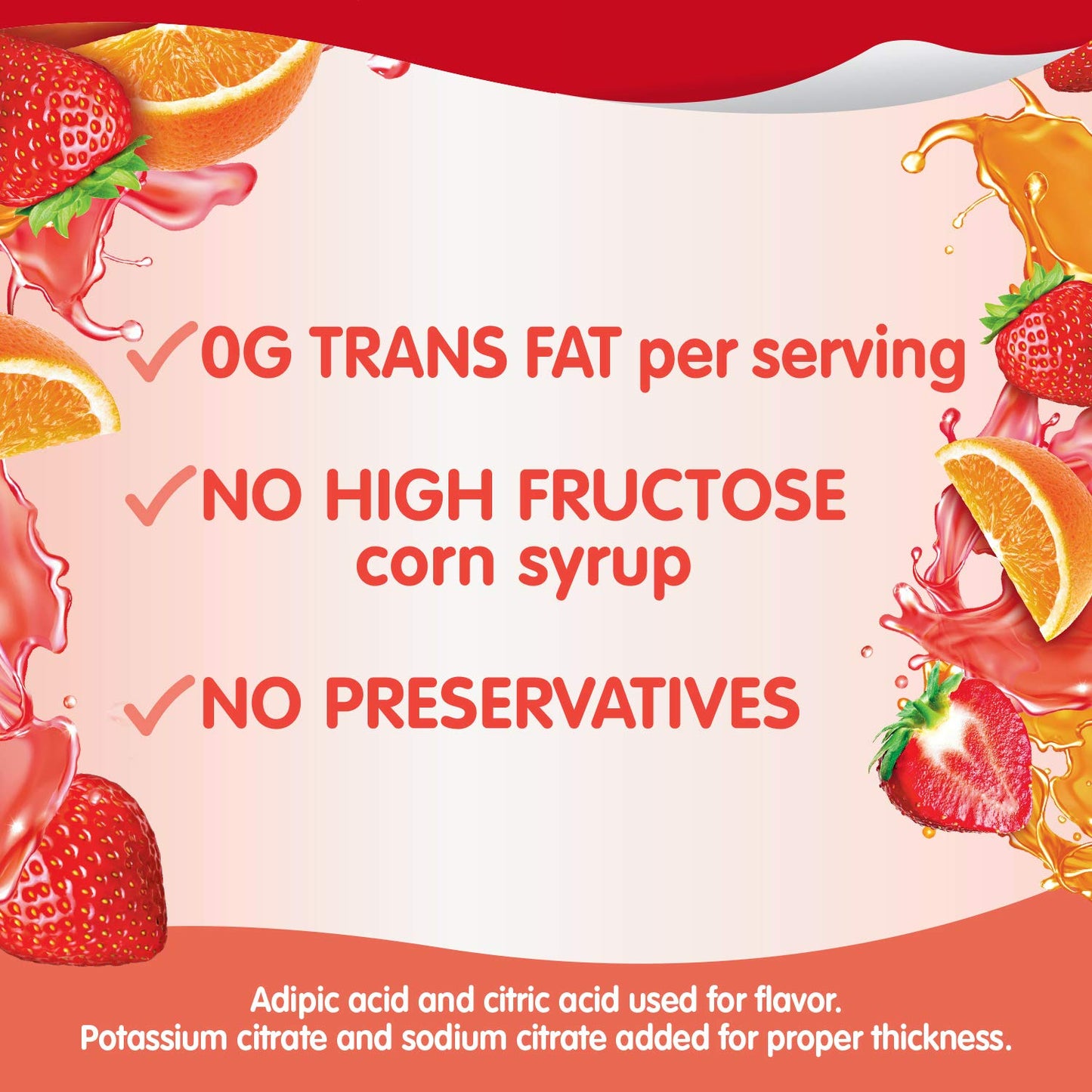 Snack Pack Strawberry and Orange Flavored Juicy Gels Cups, 3.25 oz., 4-Count