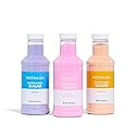 Nostalgia Cotton Candy Flossing Sugar (3-Pack), Grape, Pink Bubble Gum, Orange - Three 16-oz Bottles of Cotton Candy Sugar Mix - 96 Small to Medium