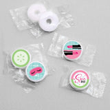 Big Dot of Happiness Spa Day - Girls Makeup Party Round Candy Sticker Favors - Labels Fit Chocolate Candy (1 Sheet of 108)