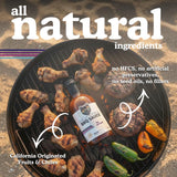 Fig Serrano BBQ Sauce 3-pack - Bearfoot BBQ - Gluten Free, 13.3 oz, Small Batch, Non-GMO, No Preservatives, No Corn Syrup, No Seed Oils. Marinade