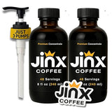 Jinx Coffee Concentrate - 50x Stronger Cold Brew Coffee | Strong Caffeine Concentrated Liquid, Perfect for Instant Hot or Iced Coffees, Cold Brew
