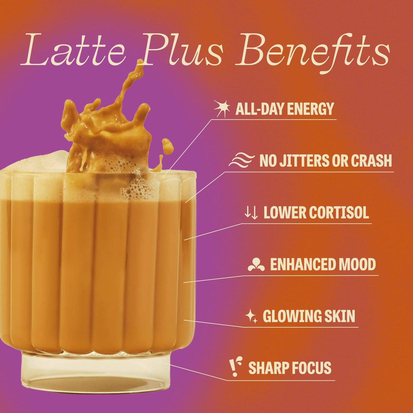 Clevr Chai Tea Latte, Instant Superfood Powder Blend with Lions Mane, Reishi Mushroom, Black Tea, Organic Spices, Coconut Cream, Ashwagandha, Oprah’s